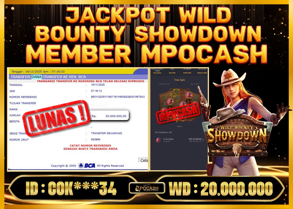 MPOCASH JACKPOT WILD BOUNTY SHOWDOWN